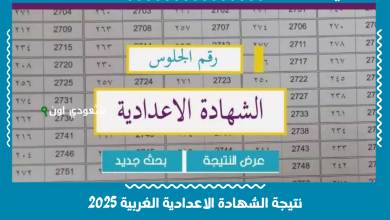 نتيجة الشهادة الاعدادية الغربية 2025