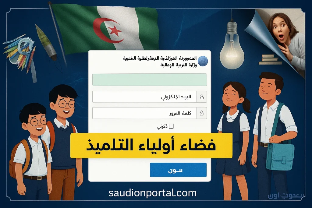 رابط فضاء أولياء التلاميذ 2025 الجزائر طريقة معرفة كشف نقاط الفصل الثالث بخطوات سهلة عبر tharwa.education.gov.dz