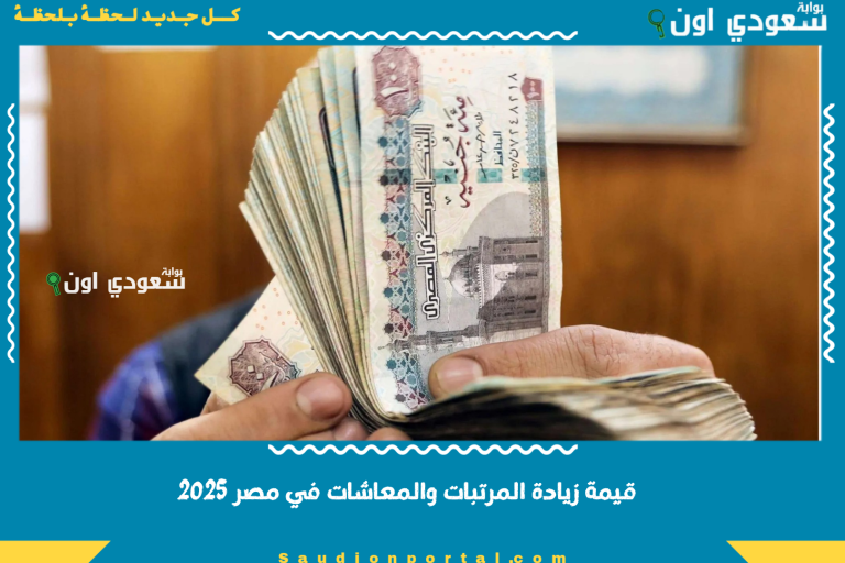 قيمة زيادة المرتبات والمعاشات في مصر 2025