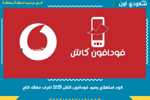 كود استعلام رصيد فودافون كاش 2025 اعرف معاك كام في المحفظة في ثواني