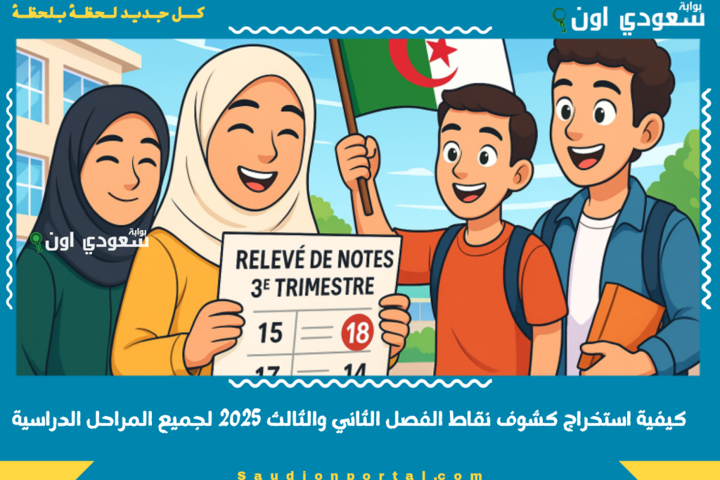 كيفية استخراج كشوف نقاط الفصل الثاني والثالث 2025 لجميع المراحل الدراسية في جميع الولايات