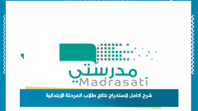 شرح كامل لاستخراج نتائج طلاب المرحلة الابتدائية