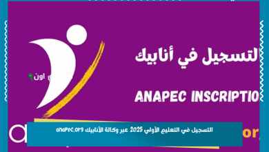 التسجيل في التعليم الأولي 2025 عبر وكالة الأنابيك anapec.org