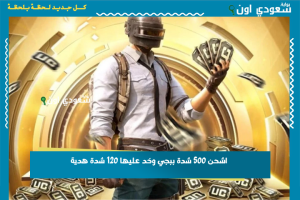 اشحن 500 شدة ببجي وخد عليها 120 شدة هدية