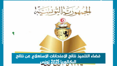 فضاء التلميذ نتائج الامتحانات الاستعلام عن نتائج البكالوريا 2025 تونس