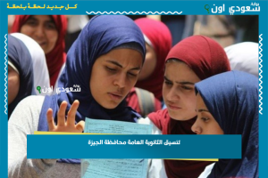 تنسيق الثانوية العامة محافظة الجيزة