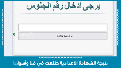 نتيجة الشهادة الاعدادية طلعت في قنا وأسوان!