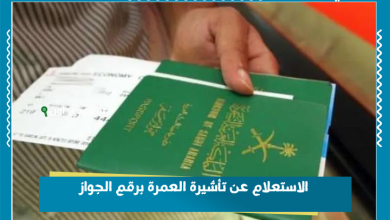 الاستعلام عن تأشيرة العمرة برقم الجواز