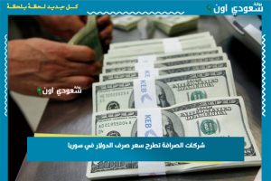 شركات الصرافة تطرح سعر صرف الدولار في سوريا