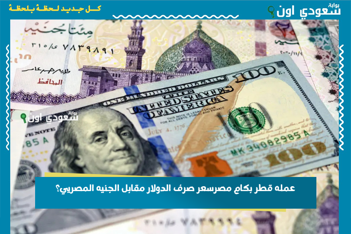 سعر صرف الدولار مقابل الجنيه المصري
