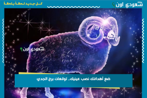 ضع أهدافك نصب عينيك.. توقعات برج الجدي
