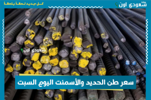 سعر طن الحديد والأسمنت اليوم السبت