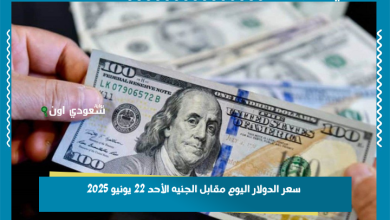 سعر الدولار اليوم مقابل الجنيه الأحد 22 يونيو 2025