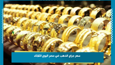 سعر جرام الذهب في مصر اليوم الثلاثاء
