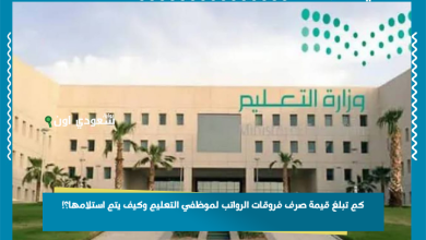 كم تبلغ قيمة صرف فروقات الرواتب لموظفي التعليم وكيف يتم استلامها؟!