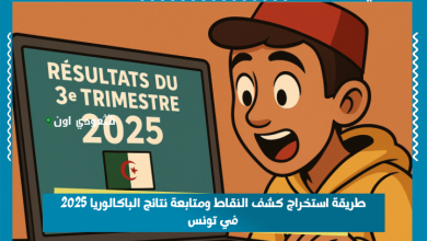 طريقة استخراج كشف النقاط ومتابعة نتائج الباكالوريا 2025 في تونس