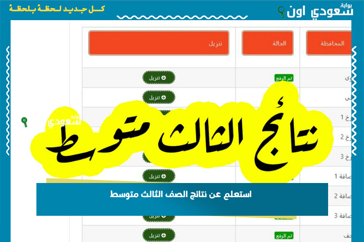 النتيجة بيدك هسه! استعلم عن نتائج الصف الثالث متوسط 2025 ميسان أونلاين