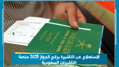 الاستعلام عن التأشيرة برقم الجواز 2025 منصة التأشيرات السعودية