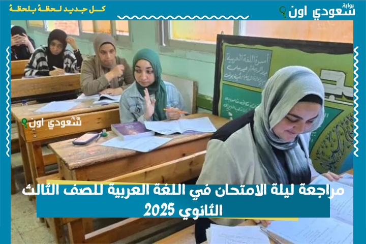 خلص المراجعة دي وهتبقى جاهز للامتحان.. مراجعة ليلة الامتحان في اللغة العربية للصف الثالث الثانوي 2025
