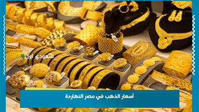أسعار الذهب في مصر النهاردة