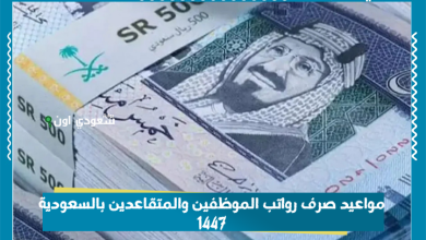 مواعيد صرف رواتب الموظفين والمتقاعدين بالسعودية 1447