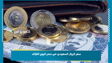سعر الريال السعودي في مصر اليوم الثلاثاء