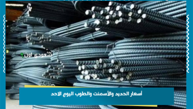 أسعار الحديد والأسمنت والطوب اليوم الاحد