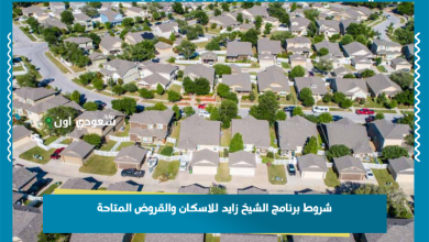 شروط برنامج الشيخ زايد للاسكان والقروض المتاحة
