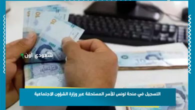 التسجيل في منحة تونس للأسر المستحقة عبر وزارة الشؤون الاجتماعية