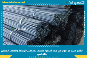 مؤشر حديد عز اليوم في مصر استقرار طفيف بعد تقلب الاسعار والطلب المحلي والعالمي