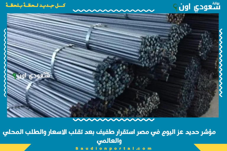 مؤشر حديد عز اليوم في مصر استقرار طفيف بعد تقلب الاسعار والطلب المحلي والعالمي