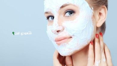 ماسك النشا باللبن