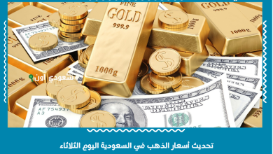 تحديث أسعار الذهب في السعودية اليوم الثلاثاء