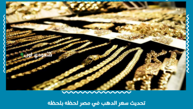 تحديث سعر الدهب في مصر لحظه بلحظه