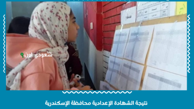 نتيجة الشهادة الإعدادية محافظة الإسكندرية