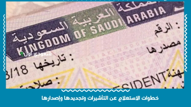 خطوات الاستعلام عن التأشيرات وتجديدها وإصدارها