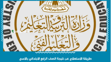 طريقة الاستعلام عن نتيجة الصف الرابع الابتدائي بالاسم
