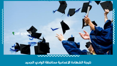 نتيجة الشهادة الاعدادية محافظة الوادي الجديد