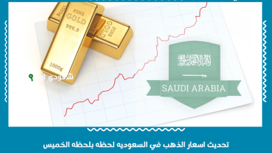 تحديث اسعار الذهب في السعوديه لحظه بلحظه الخميس