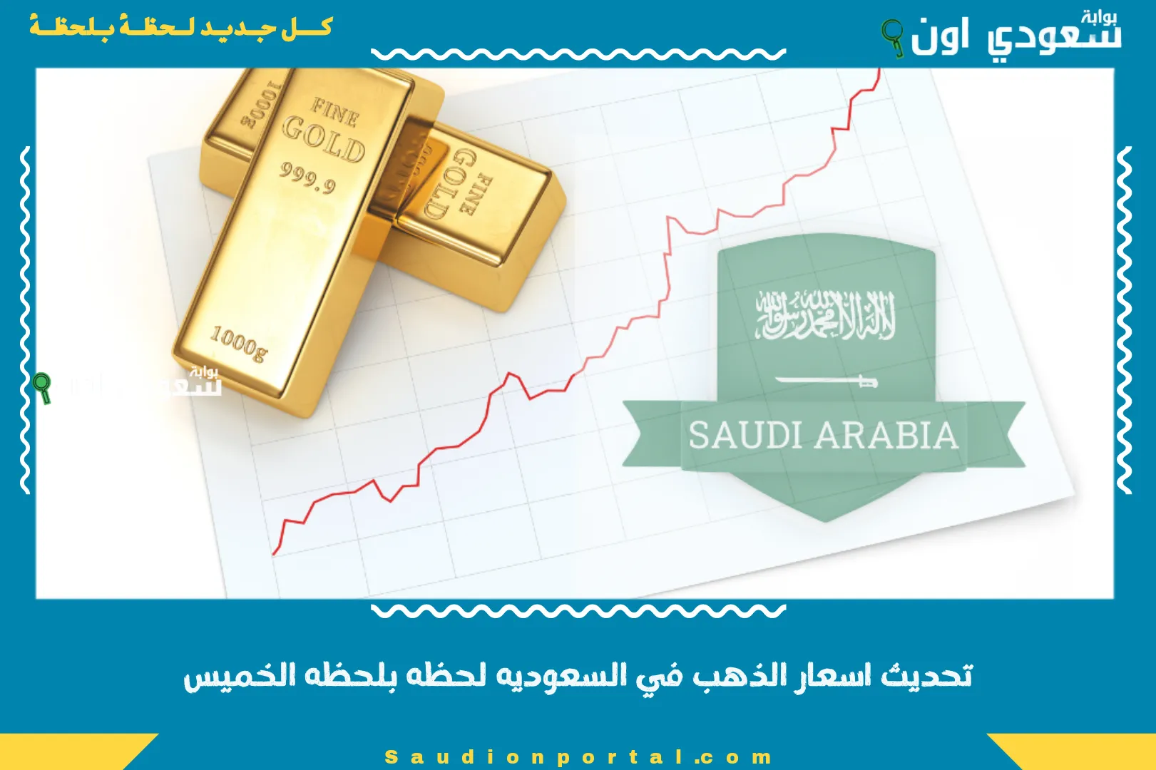 تحديث اسعار الذهب في السعوديه لحظه بلحظه الخميس