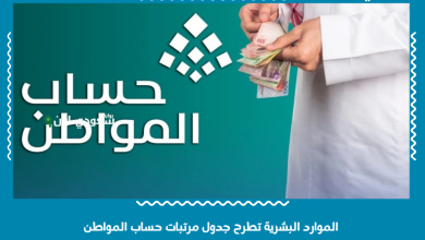 الموارد البشرية تطرح جدول مرتبات حساب المواطن
