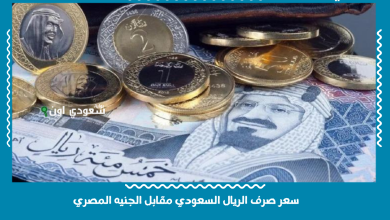 سعر صرف الريال السعودي مقابل الجنيه المصري