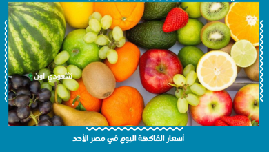 أسعار الفاكهة اليوم في مصر الأحد