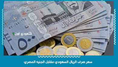 سعر صرف الريال السعودي مقابل الجنيه المصري