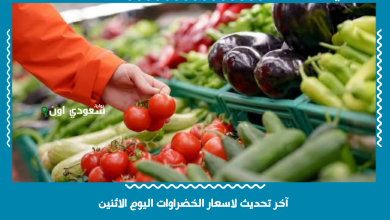 آخر تحديث لاسعار الخضراوات اليوم الاثنين