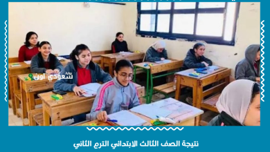 نتيجة الصف الثالث الابتدائي الترم الثاني