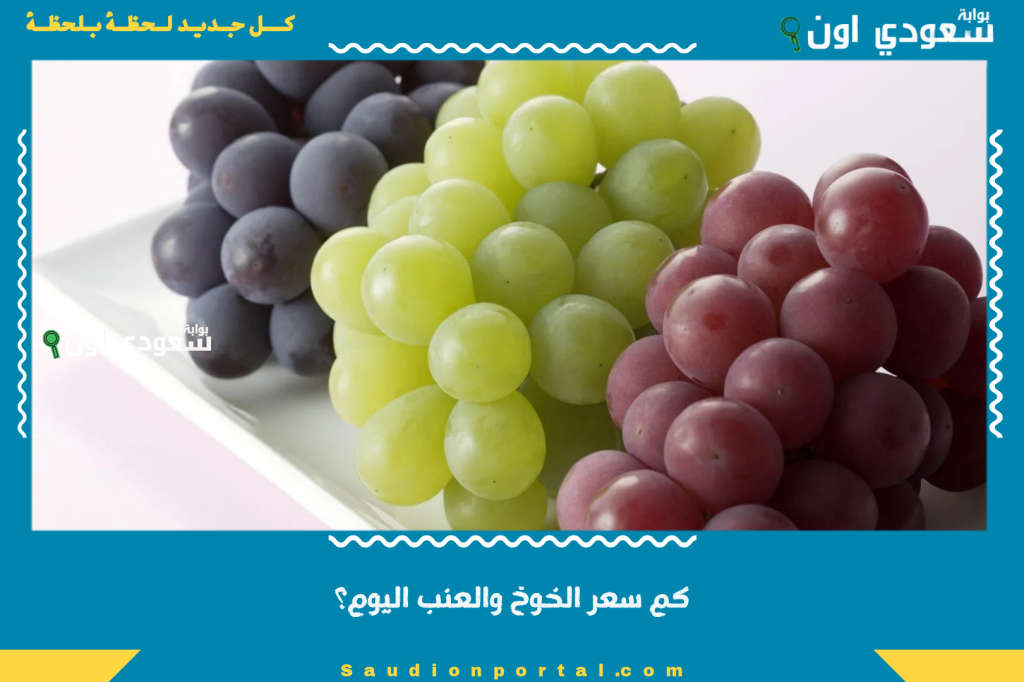 كم سعر الخوخ والعنب