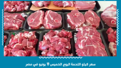 سعر كيلو اللحمة اليوم الخميس 19 يونيو في مصر