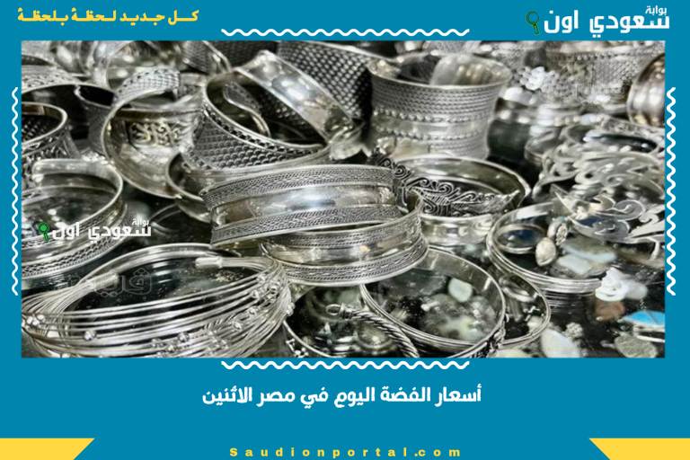 أسعار الفضة اليوم في مصر الاثنين
