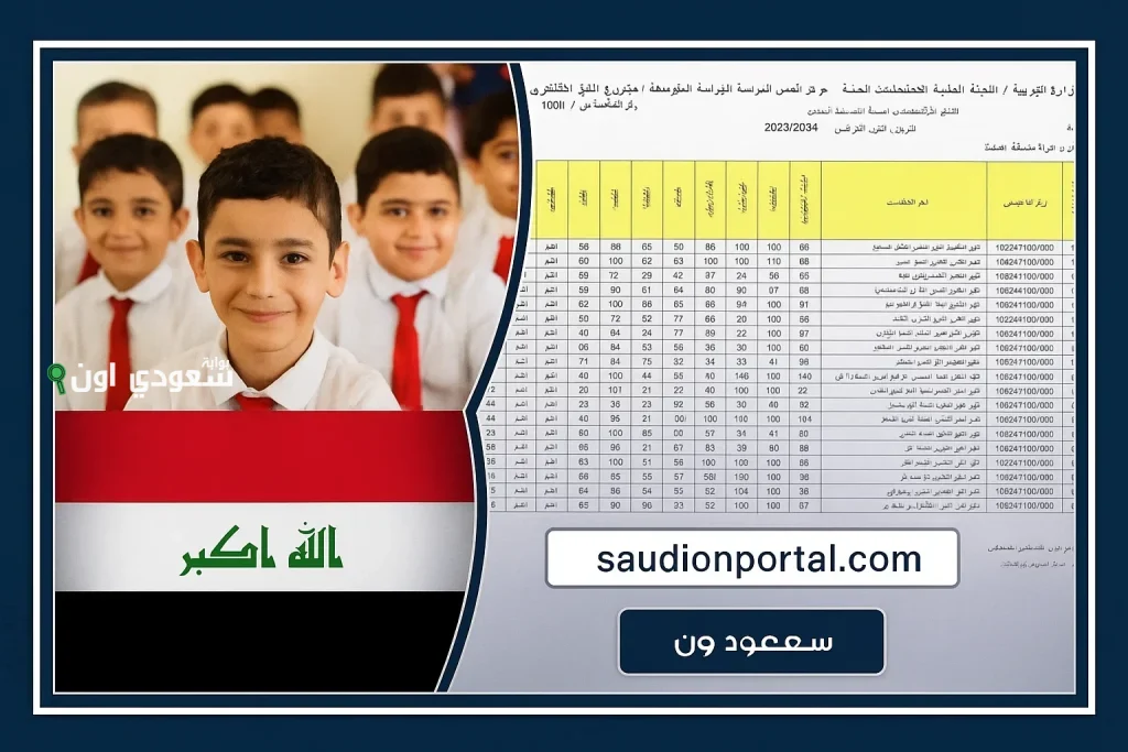 “نتائجنا” نتائج الثالث المتوسط 2025 في العراق جميع المحافظات… خطوات الاستعلام وموعد الإعلان الرسمي عبر المواقع الإلكترونية